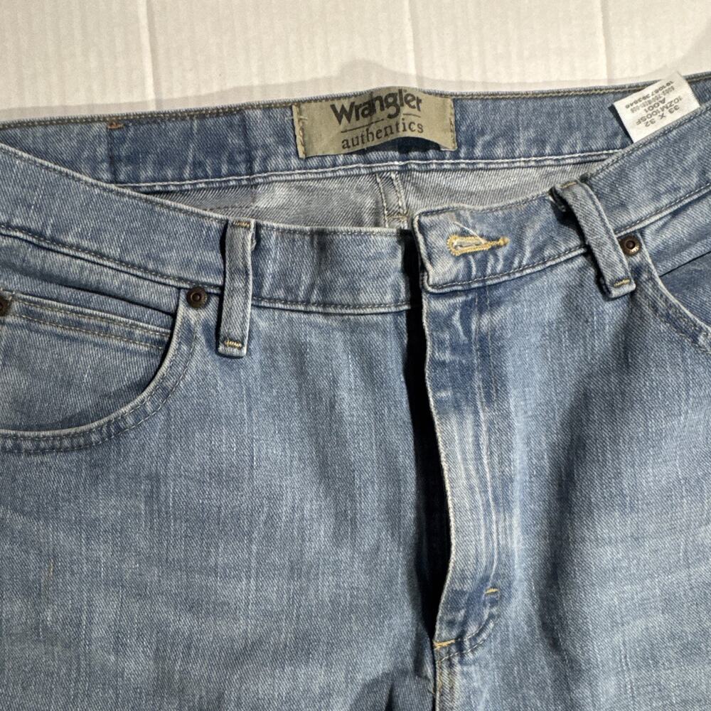 Wrangler Authentication Men’s Jeans Size 33x32 Blue Denim